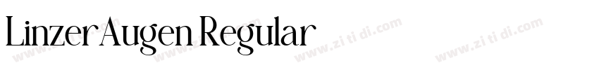 LinzerAugen Regular字体转换